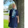 Navy Profile Scarf - Image 2